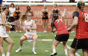 Bridget Daley has returned from a broken foot and scored in SU's win over Notre Dame on Saturday.