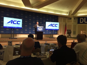 ACC commissioner John Swofford addressed the media on Monday and discussed several issues surrounding the conference. 
