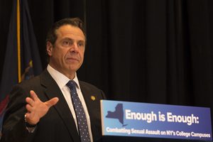Gov. Andrew Cuomo’s recently passed sexual assault prevention legislation, “Enough is Enough