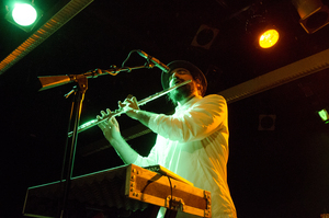 Tribe Society flutist Seth Hachen was a can't-miss moment at this week's X Ambassadors concert.