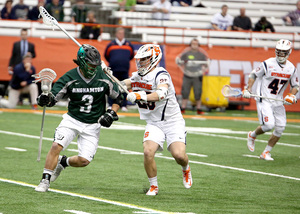 Scott Firman, Syracuse's top long-stick defensive midfielder, is part of a unit that has struggled defending offensive midfielders this season.