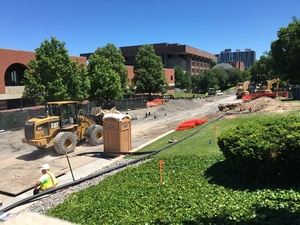 Details about the status of Syracuse University's various summer construction projects was given at the first of five information sessions on Wednesday.