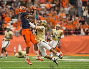 Steve Ishmael has racked up 985 yards and 10 touchdowns over the past two seasons. He'll likely be Syracuse's top receiving threat this upcoming season.