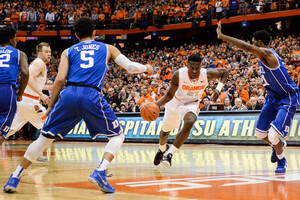 Syracuse's schedule features a home game against Duke on Feb. 22.