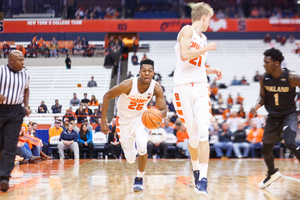 Once again, Tyus Battle led the Orange in scoring, this time with 25, as Syracuse beat the Grizzlies. 