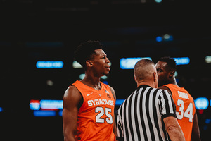 Tyus Battle, pictured against UConn, and Syracuse are out of the Top 25 for the second time this season.