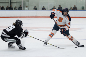 Lindsay Eastwood scored a goal in overtime to end Syracuse's 10-game losing streak. 
