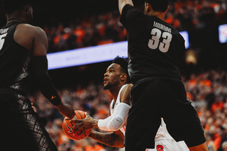 Syracuse entered the break down 13, facing a second-consecutive game with a double-digit deficit against the Hoyas. 