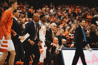 Syracuse had 14 fast-break points to Georgetown’s seven. 