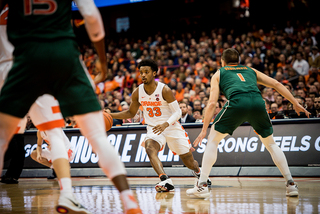 Elijah Hughes led all scorers with 22 points on 8-of-13 shooting, including six 3s. He played 37 minutes and added three assists, three steals and three blocks to fill his stat line.