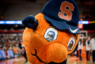 Otto the Orange and more than 20,000 fans filed into the Carrier Dome Thursday night. 