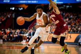 Syracuse was 7-of-18 from deep, a 38.9-percent shooting percentage. SU shot 42.3 percent overall and 16 for 20 from the charity stripe. 