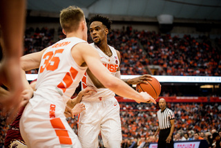 Brissett added four offensive rebounds and a block, gradually turning into the Orange's best interior player. 