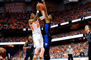 Oshae Brissett, a sophomore forward, was just 3 for 13 from the field. He had seven points inside and was 0 for 3 from deep. 
