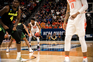 Tyus Battle scored 16 points in the loss and committed four turnovers. 